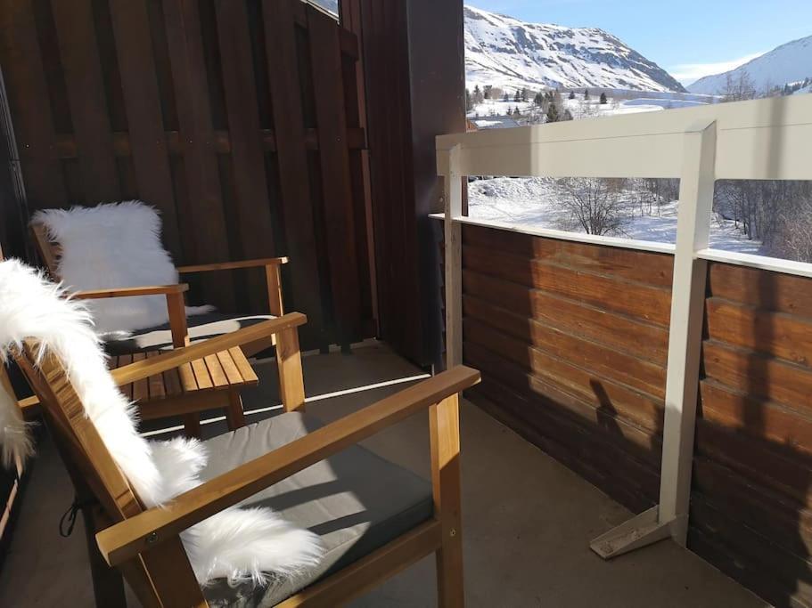 Au Pied Des Pistes Avec Parking Entierement Renove Apartment Huez Luaran gambar